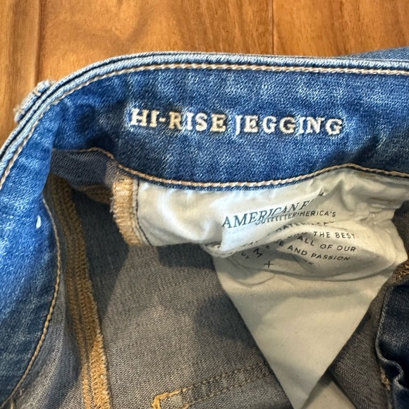 American Eagle Super Stretch X High Rise Jeggings size 4 - Picture 7 of 8